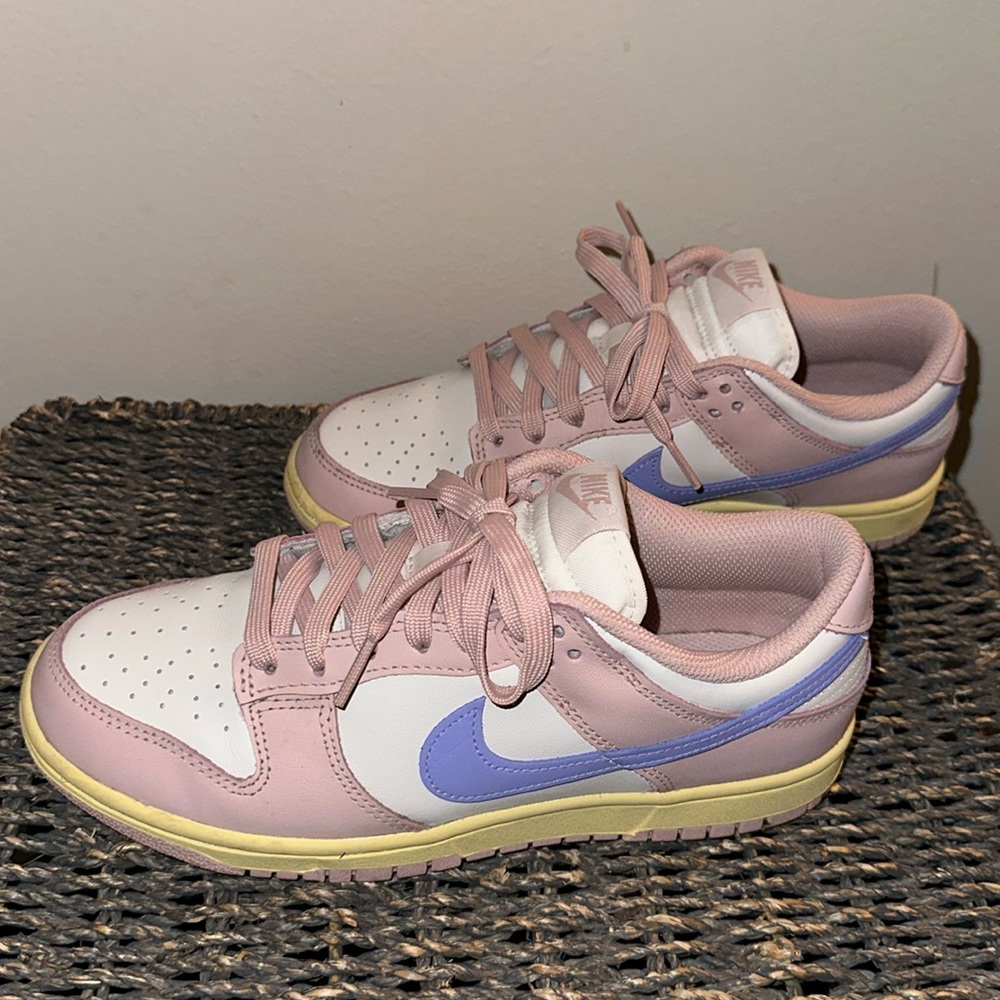 Nike dunk low pink oxford